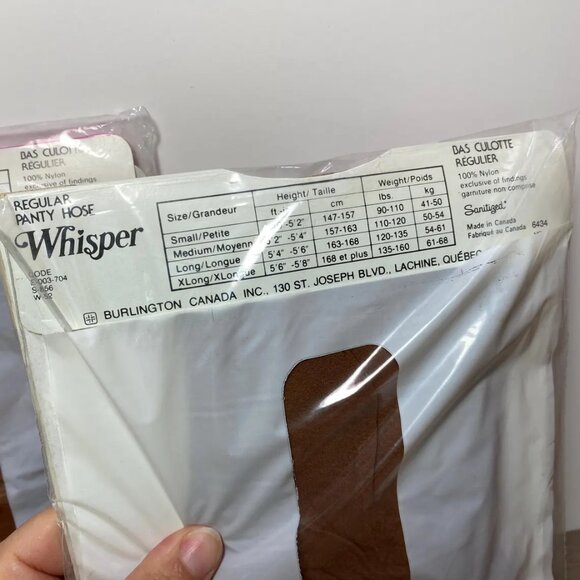 Whisper EXTRA LONG Panty Hose Regular Cinnamon and Spice 5'6"-5'8" 135-160 lbs - Picture 4 of 5